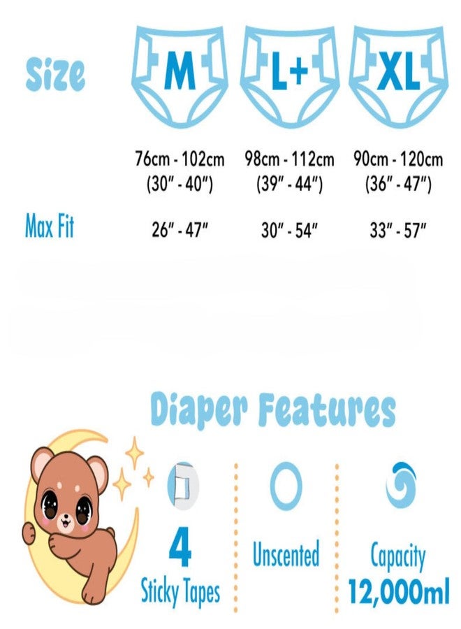 Rearz - Lunar Cub - 12L Adult Diapers (Sample 2 Pack) (Medium) - Image 2